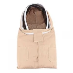White Bee Safety Jacket Round veil