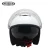 Import White color open face visor helmet motorbike dot  full face motorcycle helmet cross from China