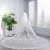 Import White long wedding veils 3500x3000mm polyester cathedral bridal veil from China