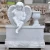 Import White Marble Angel Monument Cross Tombstone from China