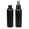 Wholesale 120ml PE Black Plastic Bottle Cosmetic Use Shampoo Bottles