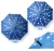 Import wholesale 3 folding magic printing cheap market color changing umbrella from China