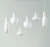 Import Wholesale 3 lamp milky white bottle shape chandelier outdoor nordic design pendant light for bedroom from China