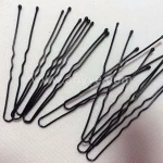 Wholesale 5cm 6cm 7cm hairdressing tool black wave U shape twist clip metal hair hairpins bride small hair bobby clasp U hairpin