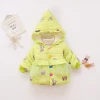 wholesale babies jacket plus velvet padded cotton children embroidered butterfly cotton jacket