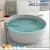 Wholesale Bath supplies,White Artificial Stone Bathtub(Round) BS-8615