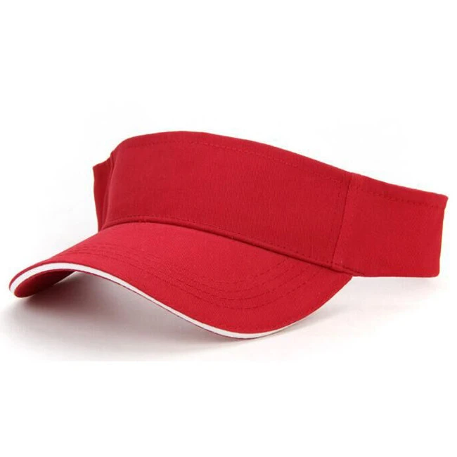 wholesale blank color sun hat custom design logo golf visor cap