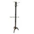 Import wholesale cheap convenient black metal coat rack for clothes from India