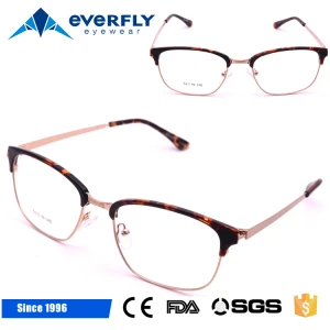 Wholesale Clear Handmade Custom Fashion Oblate glasses Frame naked glasses optical frames manufacturers in china