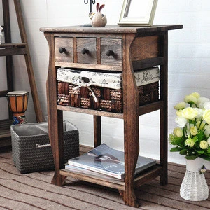 Wholesale console table with living room furniture wicker chest drawers wood kitchen cabinet