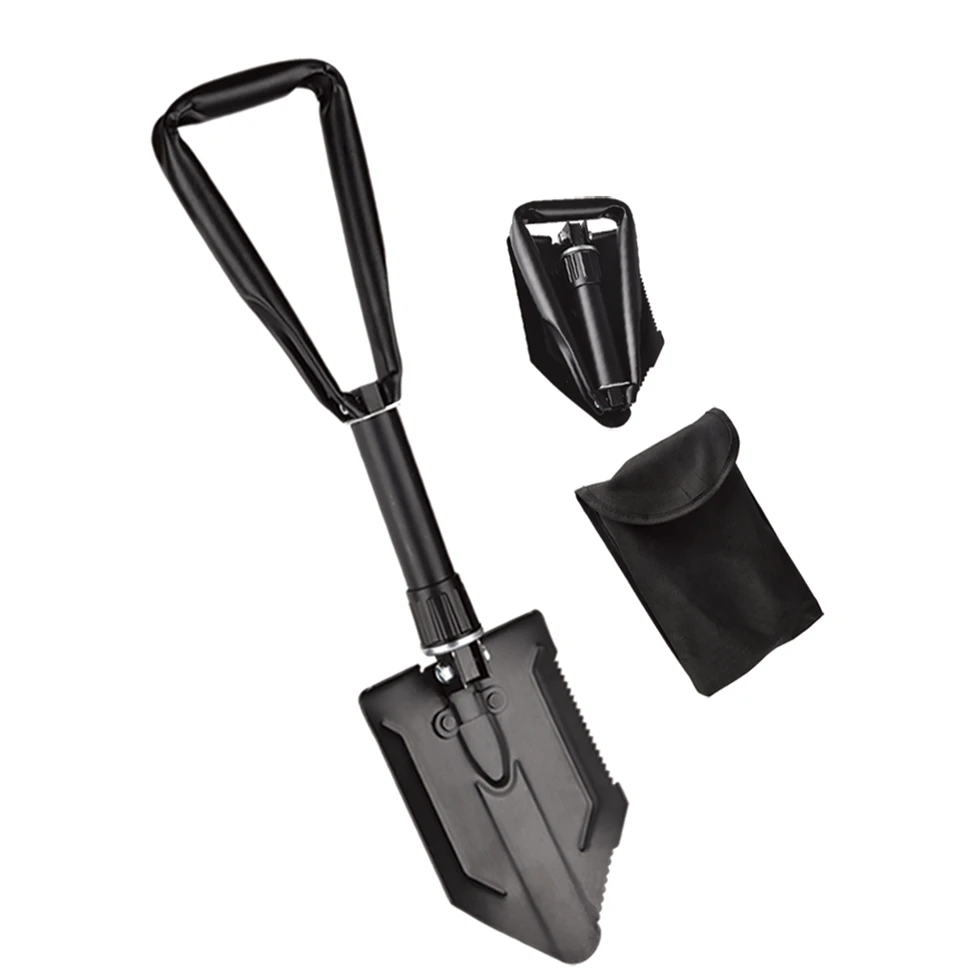 Wholesale Custom 45# Steel Folding Shovel Portable Military Handle Survival Camping Shovel
