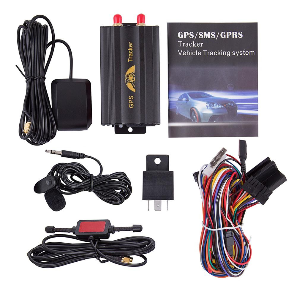 Wholesale Engine Stop GPS Car Tracking device with free  Android Ios apps tracking ,vehicle GPS Tracker coban TK103A