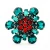 Import Wholesale Excellent Quality Rhinestone Fancy Button For Dress from China