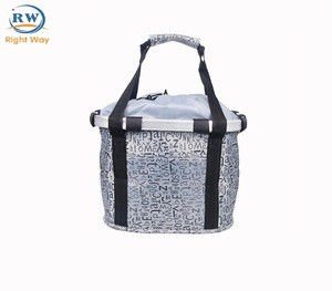 Wholesale firm bike accessories folding front bicycle basket