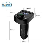 Wholesale Hands Free Calls USB Charger Car Bluetooth Mp3 player with bluetooth
