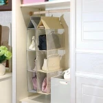 Wholesale Hanging Mesh Storage Bags Organizer handbag Fabric Wall Storage