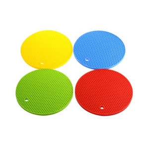Wholesale Heat-Insulated Colorful Mat Flexible Non-stick Silicone Placemat Pad