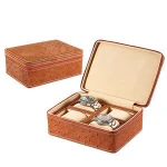 wholesale high quality Luxury slot display wooden acrylic packing custom wooden box