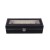 Import Wholesale high quality six position black leather watch display box from China