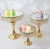 Wholesale Hot Baking Party Supplies Cake Tools Pink Metal Cake Table Crystal Round Square Wedding Cake Dessert Stand Set