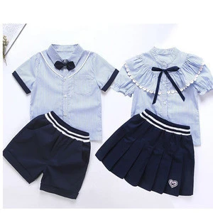 Wholesale Hot Sale Discount Short Sleeve School Uniform Primary