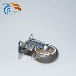 Wholesale Low Noise TPR fixed 304 stainless steel caster,hot sale different type high end caster wheel