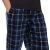 Import Wholesale Mens Bottoms Fleece Plaid Pockets Pants lounge Pajama Pants home sleepwear pants (Red, Blue & Green) from China