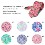 Wholesale Monogrammed Silk Lilly Pulitzer Tie