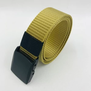 Wholesale Outdoor Sport Nylon Material Navy Canvas Webbing Belt