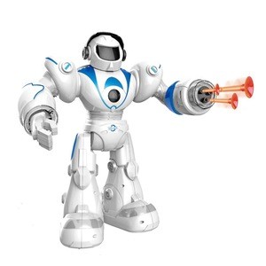wholesale plastic electronic intelligent infrared remote-controlled robot toy with light walking
