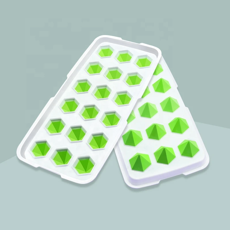 Wholesale price custom silicone ice cube trays mold with lids