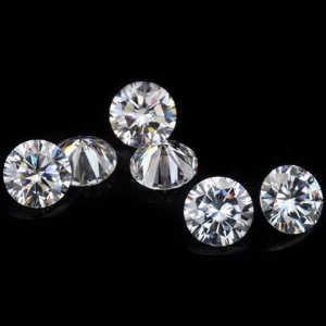 Wholesale Price Super white D Round Shape  moissanite diamond Brilliant Cut Synthetic loose stone