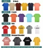 wholesale Quality Custom Logo 100% Cotton Womens Mens Drop Shoulder T-shirt Blank Oversized T shirt