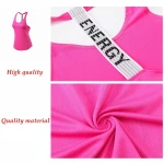 Wholesale summer fashion yoga tank top quick-dry loose sleeveless sport shirt workout fitness tank top women sublimated tank top