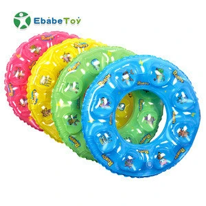 Wholesale  Thickened environmentally-friendl  adult swimming rings children  cartoon floating pool inflatable