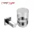 Import Wholesale Wall Mounted Black Square stainless Single Tumbler Holder toothbrush holder from China