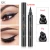 Import Wholesale Waterproof Black Eye Liner Liquid Pencil Water Proof Wing Stamp Eyeliner from China