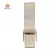 Import Wholesale white cushion high back dining chair stainless steel gold wedding chairs from China