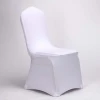 Wholesale White Stretch Spandex Chair Cover Hotel Event Party Decoration Elastic Lycra Wedding Chair Cover
