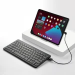 Wired keyboard For iPad Pro Tablet Mobile phone USB C Wired Protable Holder Ultra-Thin keyboard