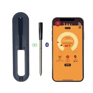 wireless BT function APP Thermometer digital wireless smart meat thermometer BBQ For Cooking