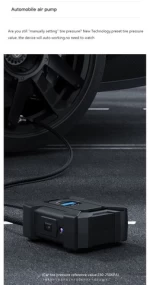 wireless portable digital Accessories 12v emergency car tyre air compressor inflator