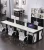 Import With Storage Cabinet Office Partition 2 Person Wooden Office Table Workstation (HX-9EPF05.1) from China