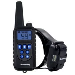 Wodondog L880 electric shock pet training collar for 3 dogs  diving waterproof 800m remote dog training collar