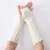 Import Women Braid Knit Crochet Winter Gloves Arm Warmer Knitted Fingerless Long Cuff Mittens Gloves from China