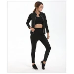 Women Fitness Sweat Suit Jacket Weight Reduce Running Sports Sauna Suits