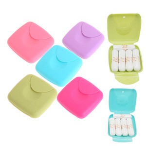 Women Sanitary Napkin Tampon Box Travel Tampon Bag