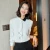 Import Womens fashion professional blouse milk silk long-sleeved shirt from China