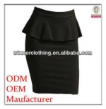Womens Formal Office Wear Petticoat Skirts Mini Design Ladies Hot Sexy Peplum Skirt