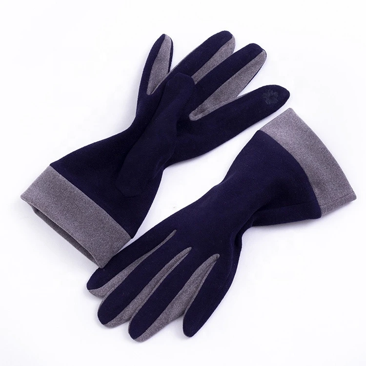 Womens Velvet light weight gloves womens sports touch screen gloves